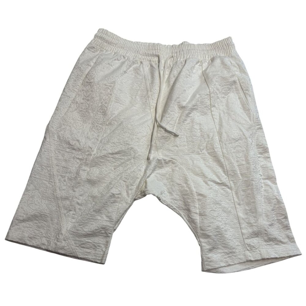 Les Benjamins Drawstring Shorts in White